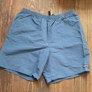 Patagonia Dusty Blue Lightweight Nylon Shorts